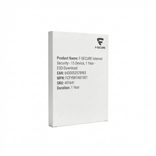 F-SECURE Internet Security - 15 Device, 1 Year - ESD-Download Software ESD-Lizenzen
