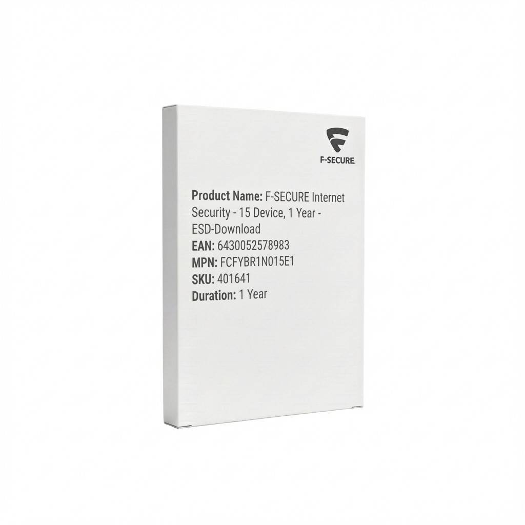 F-SECURE Internet Security - 15 Device, 1 Year - ESD-Download Software ESD-Lizenzen-0