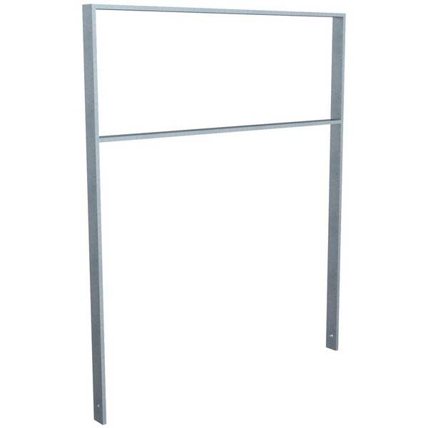 Flachstahlbügel 50x12mm, Einbetonieren, 1200x1000 mm (HxB), Querholm, feuerverzinkt