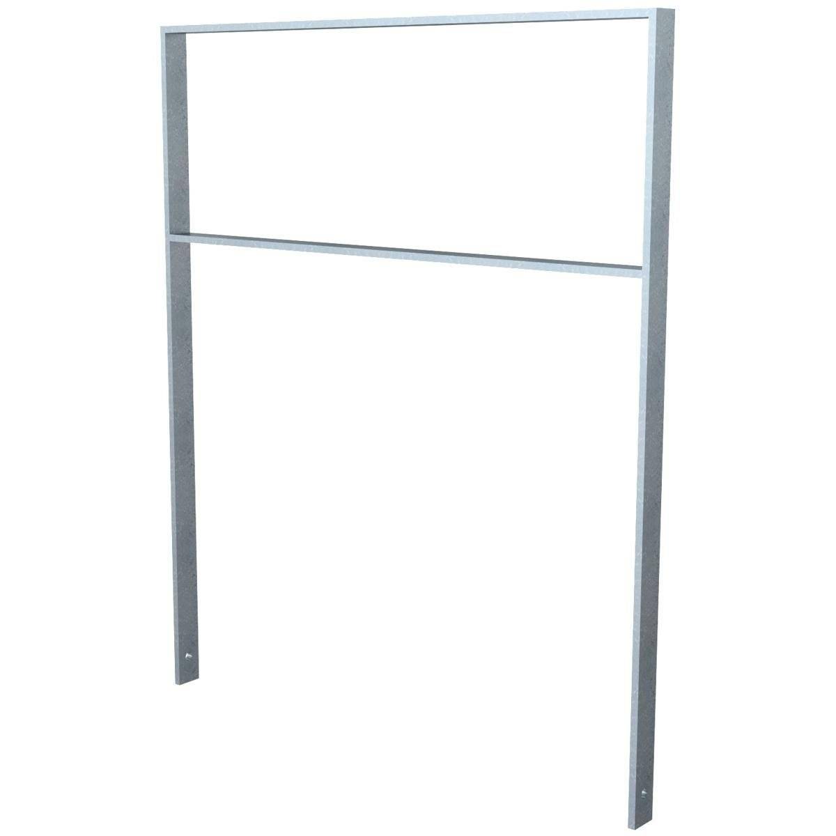 Flachstahlbügel 50x12mm, Einbetonieren, 1200x1000 mm (HxB), Querholm, feuerverzinkt-2