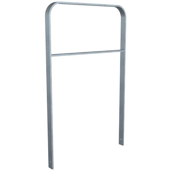 Flachstahlbügel gebogen 50x12mm, Einbetonieren, 1200x750 mm (HxB), Querholm, feuerverzinkt