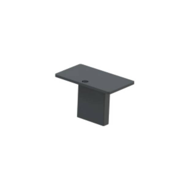 Abdeckkappe für Bodenhülse TYP 458_41, für Vierkant 80x20x2mm, feuerverzinkt