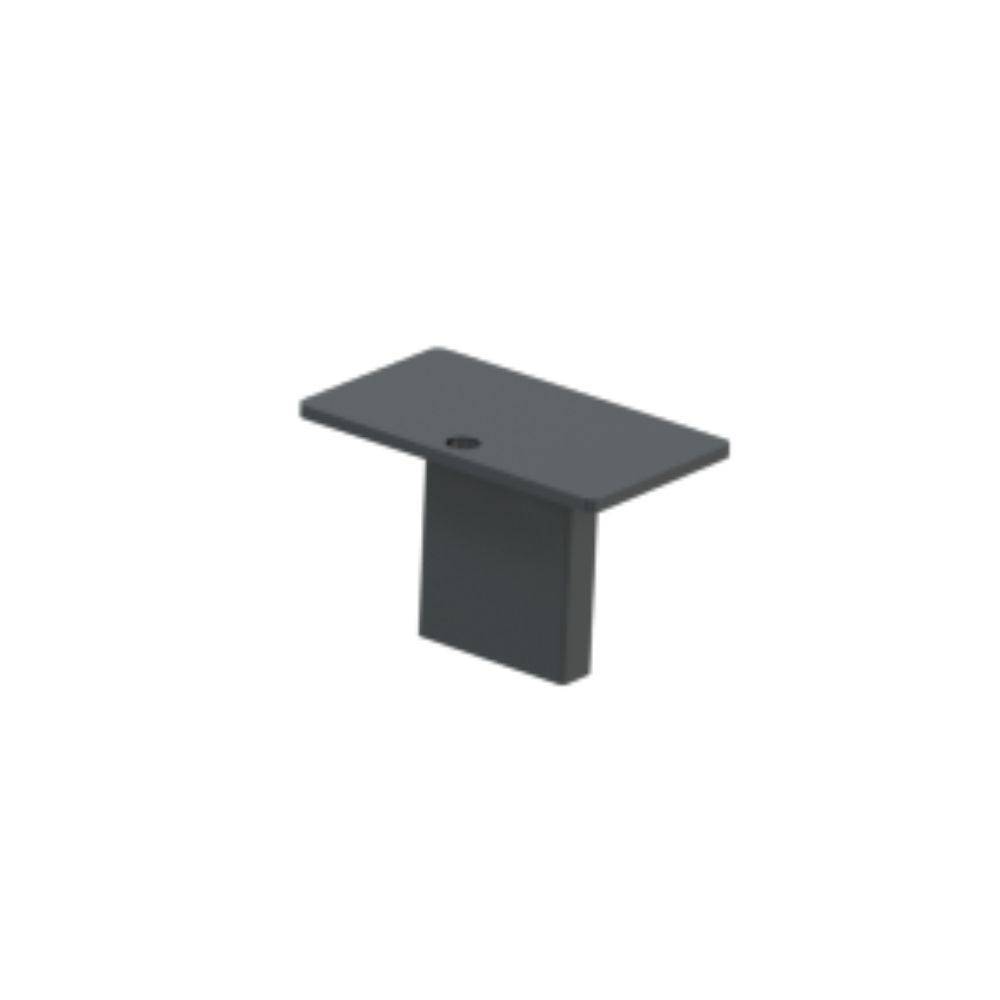 Abdeckkappe für Bodenhülse TYP 450_41, für Flachstahl 50x12mm, Eisenglimmer-0