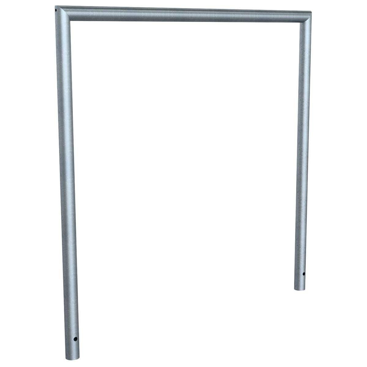 Abweisebügel auf Gehrung geschweißt, Stahlrohr Ø48mm, 1200x1200 mm (HxB), feuerverzinkt-0
