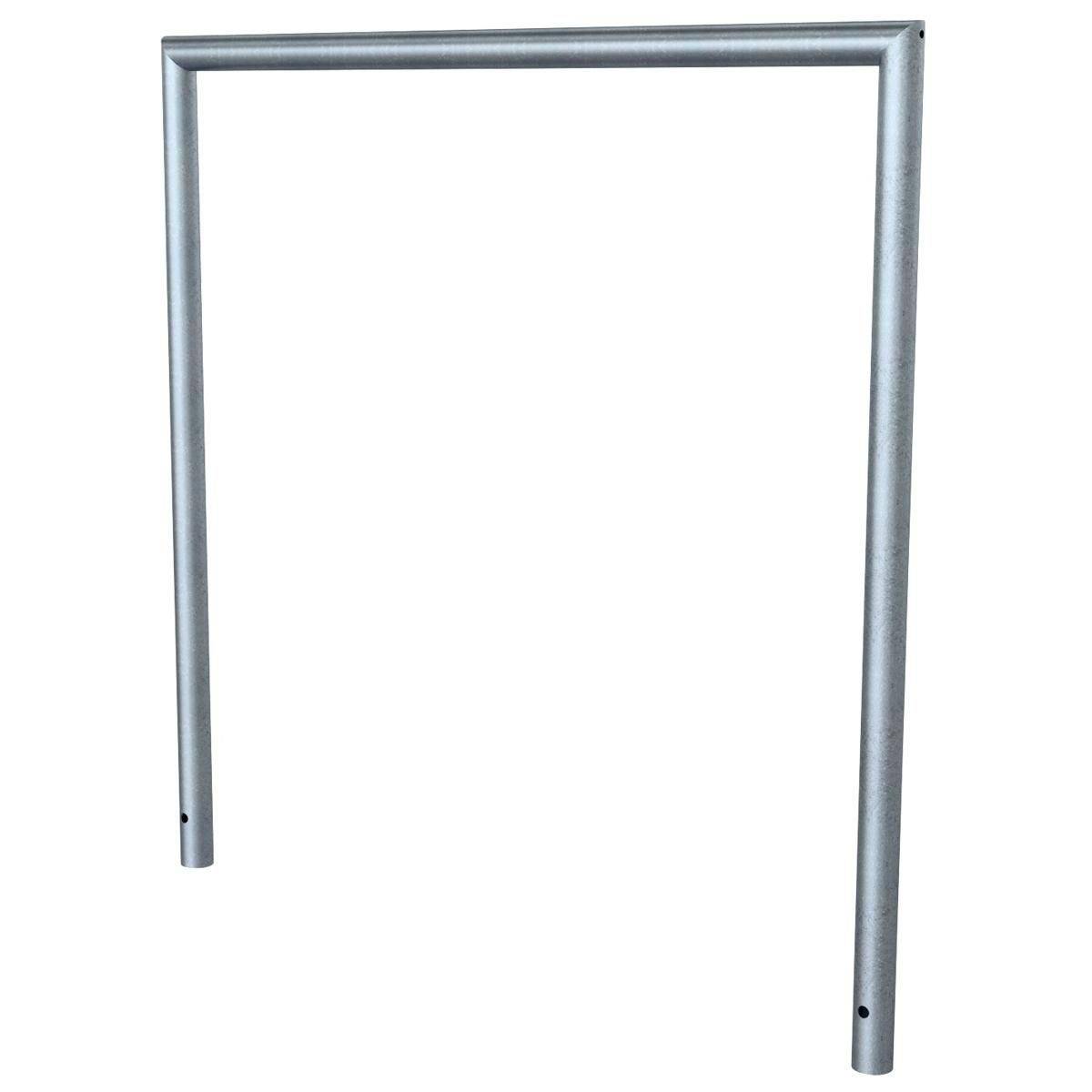 Abweisebügel auf Gehrung geschweißt, Stahlrohr Ø48mm, 1200x1200 mm (HxB), feuerverzinkt-3