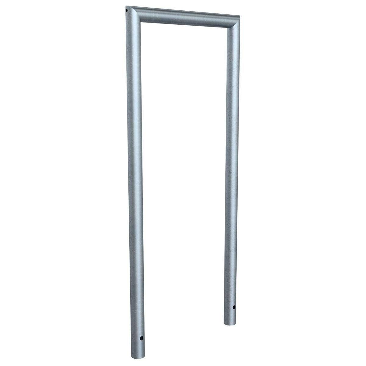 Abweisebügel auf Gehrung geschweißt, Stahlrohr Ø48mm, 1200x500 mm (HxB), feuerverzinkt-0
