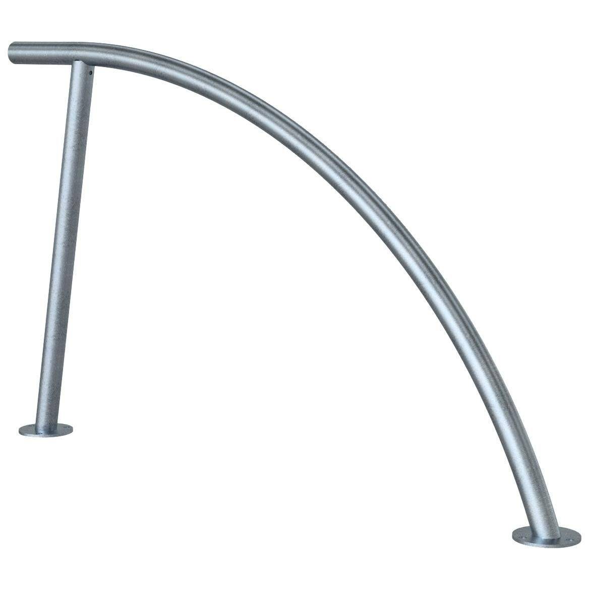Anlehnbügel zum Aufdübeln, Stahlrohr Ø48mm, 850x1400mm (HxB), feuerverzinkt-4