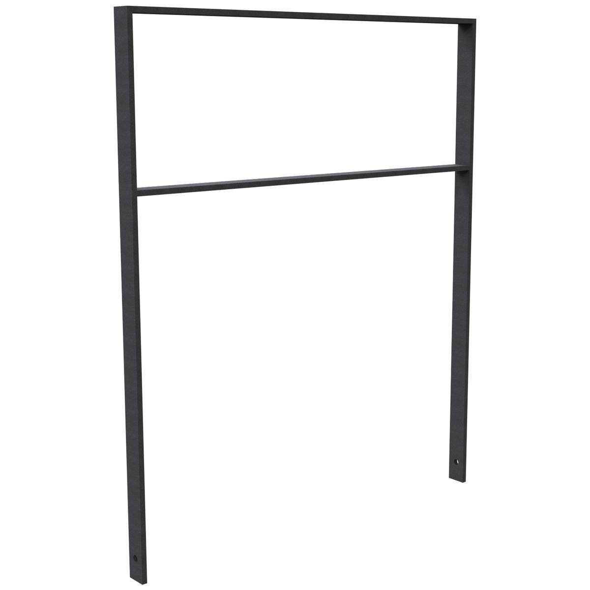 Flachstahlbügel 50x12mm, Einbetonieren, 1200x1000 mm (HxB), Querholm, Eisenglimmer-0
