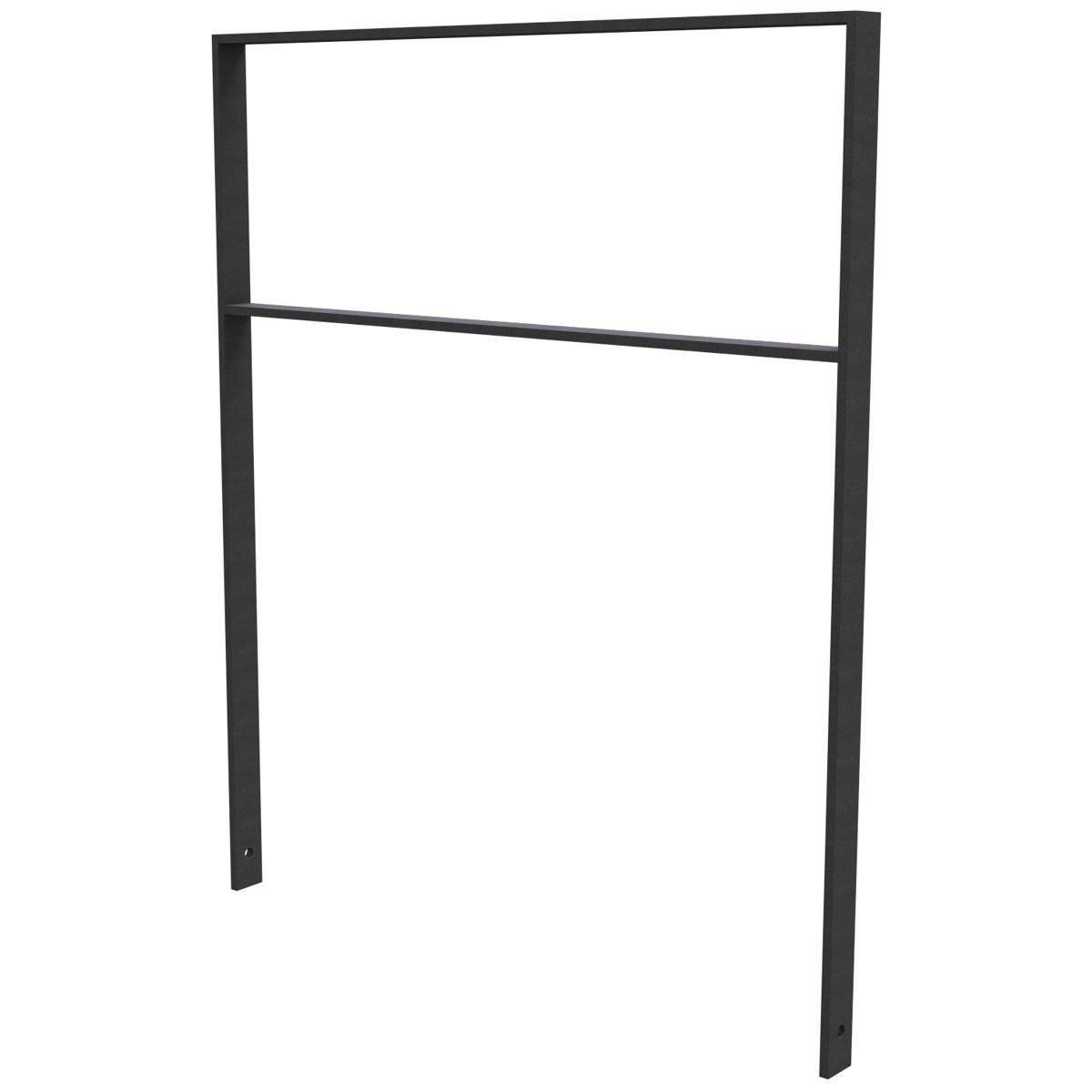 Flachstahlbügel 50x12mm, Einbetonieren, 1200x1000 mm (HxB), Querholm, Eisenglimmer-4