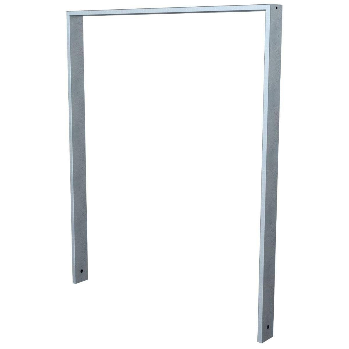 Anlehnbügel, 1000mm, zum Einbetonieren, 800mm Überflur, Rechteckrohr 80x20mm, feuerverzinkt-2