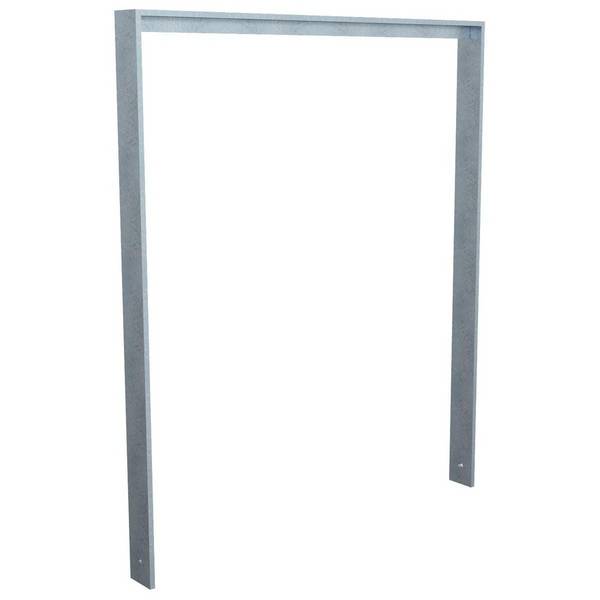 Flachstahlbügel 80x12mm, Einbetonieren 1200x1000 mm (HxB), mit Unterzug, feuerverzinkt
