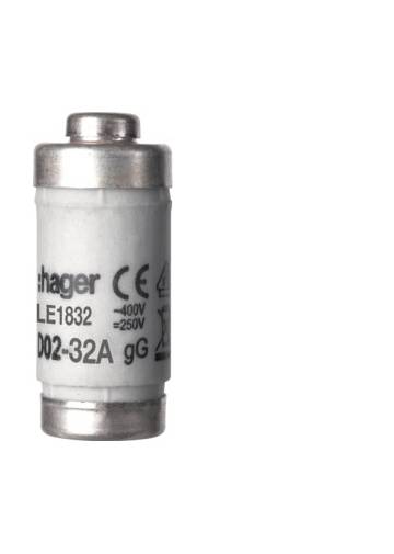 Hager LE1832 D02-Sicherung E18 32A 400V gG mit Melder ( 100 Stk. )-0