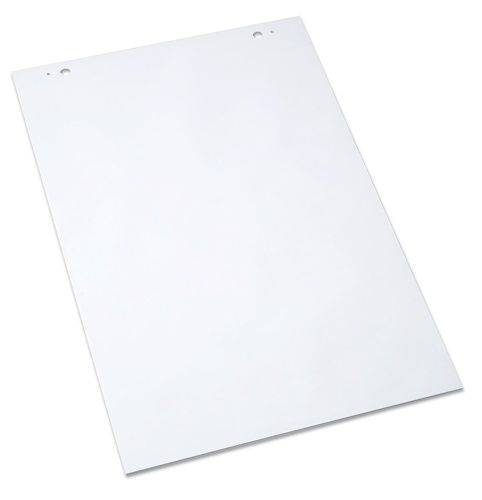 Papierblock für Flipchart, beidseitig neutral, weiß, 680x980 mm-0