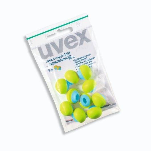 uvex Ersatzstöpsel für Bügelgehörschutz x-fold und x-cap, 60 Paar-0