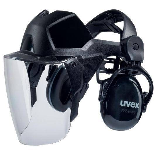 uvex pheos faceguard Gesichtschutz-System mit Gehörschutz 28 dB-0