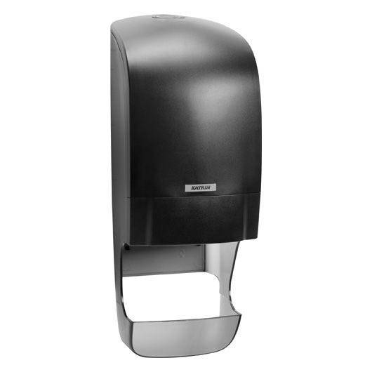 Katrin Inclusive Systemtoilettenpapierspender mit Hülsenfänger, schwarz-1