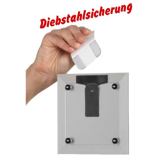 Papiereinleger für Türschild MADRID M2521, auf A4-Bogen, Papier, weiß, 118 x 118 mm-3