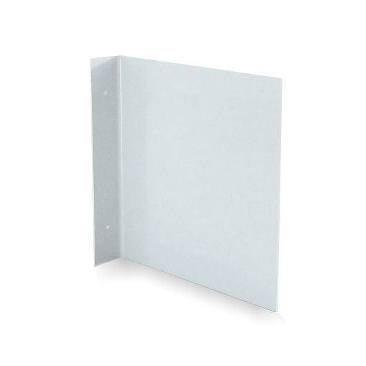 Schilderträger, Fahnenschild für Wandmontage, Aluminium, 202 x 200 mm, 2 x gebohrt-0