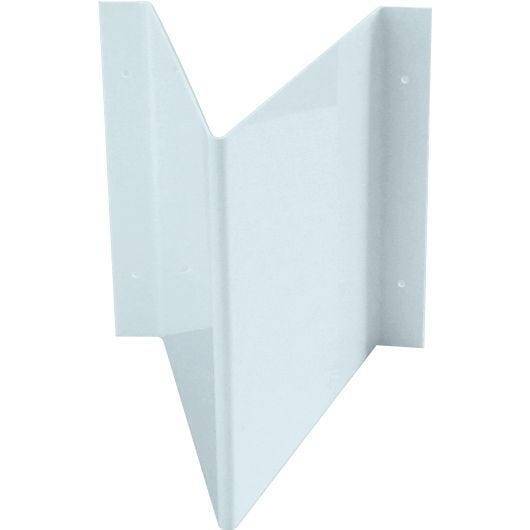 Schilderträger, Winkelschild für Wandmontage, Kunststoff, 154 x 150 mm, 4 x gebohrt-0