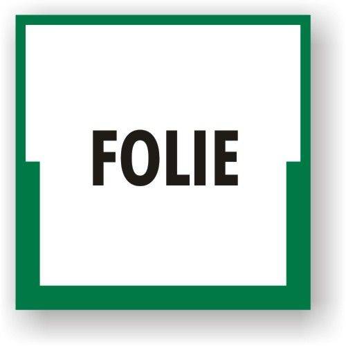 Wertstoffkennzeichnung - Folie Kunststoff, 300 x 300 x 2 mm-0
