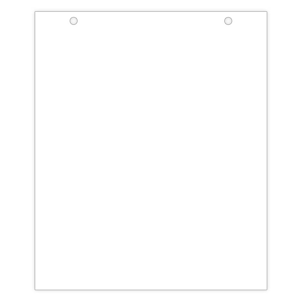 Schilderträger, Flachschild zum Aufhängen, Acrylglas, transparent, 150 x 180 mm, 2 x gebohrt-2