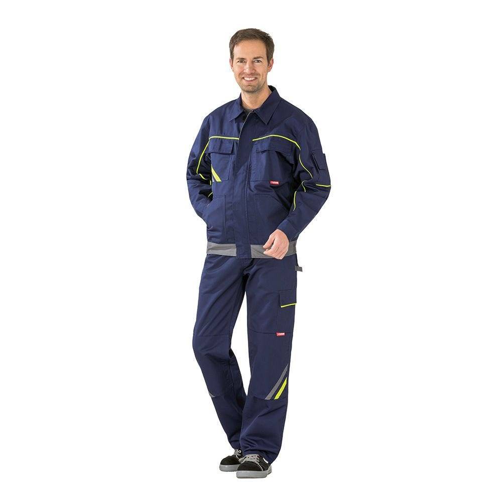 Planam Visline V2 Bundjacke, 2483, blau/gelb, Größe 28-4