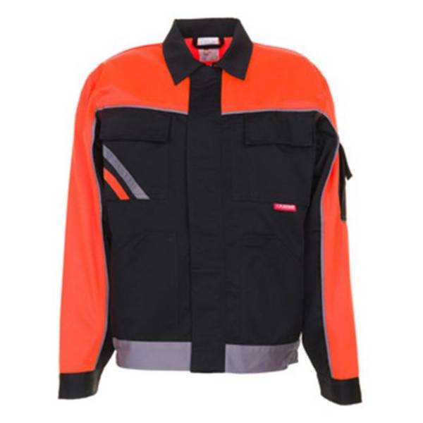 Planam Visline V1 Bundjacke, 2411, schwarz/orange, Größe 44