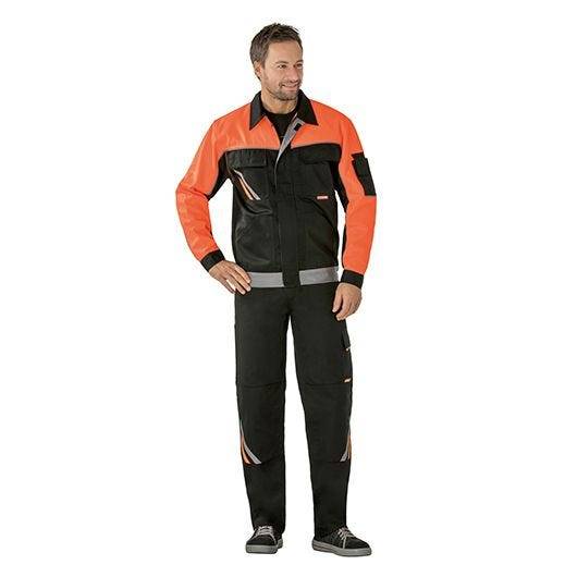 Planam Visline V1 Bundjacke, 2411, schwarz/orange, Größe 44-4