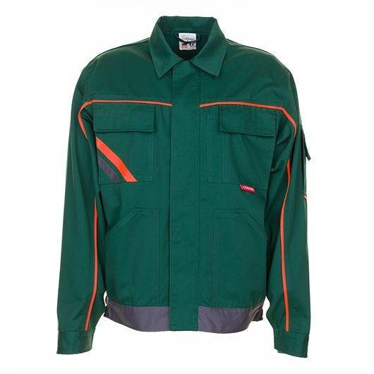 Planam Visline V2 Bundjacke, 2482, grün/orange, Größe 110-0