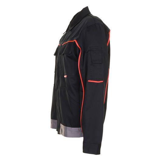 Planam Visline V2 Bundjacke, 2481, schwarz/orange, Größe 62-2