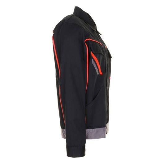 Planam Visline V2 Bundjacke, 2481, schwarz/orange, Größe 62-3