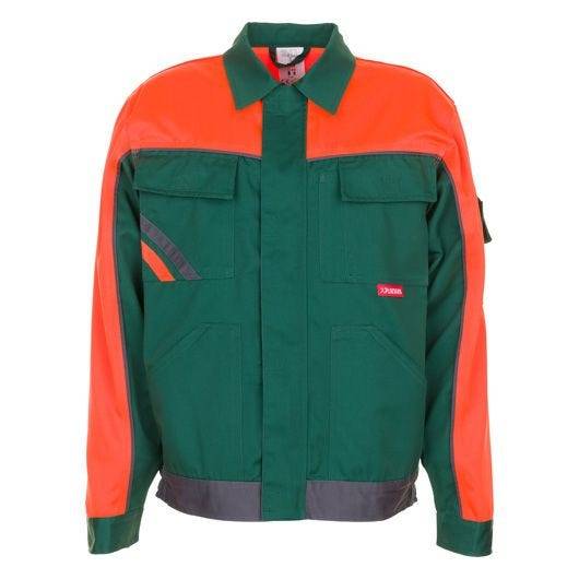 Planam Visline V1 Bundjacke, 2412, grün/orange, Größe 50-0