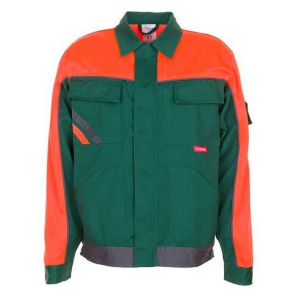Planam Visline V1 Bundjacke, 2412, grün/orange, Größe 50