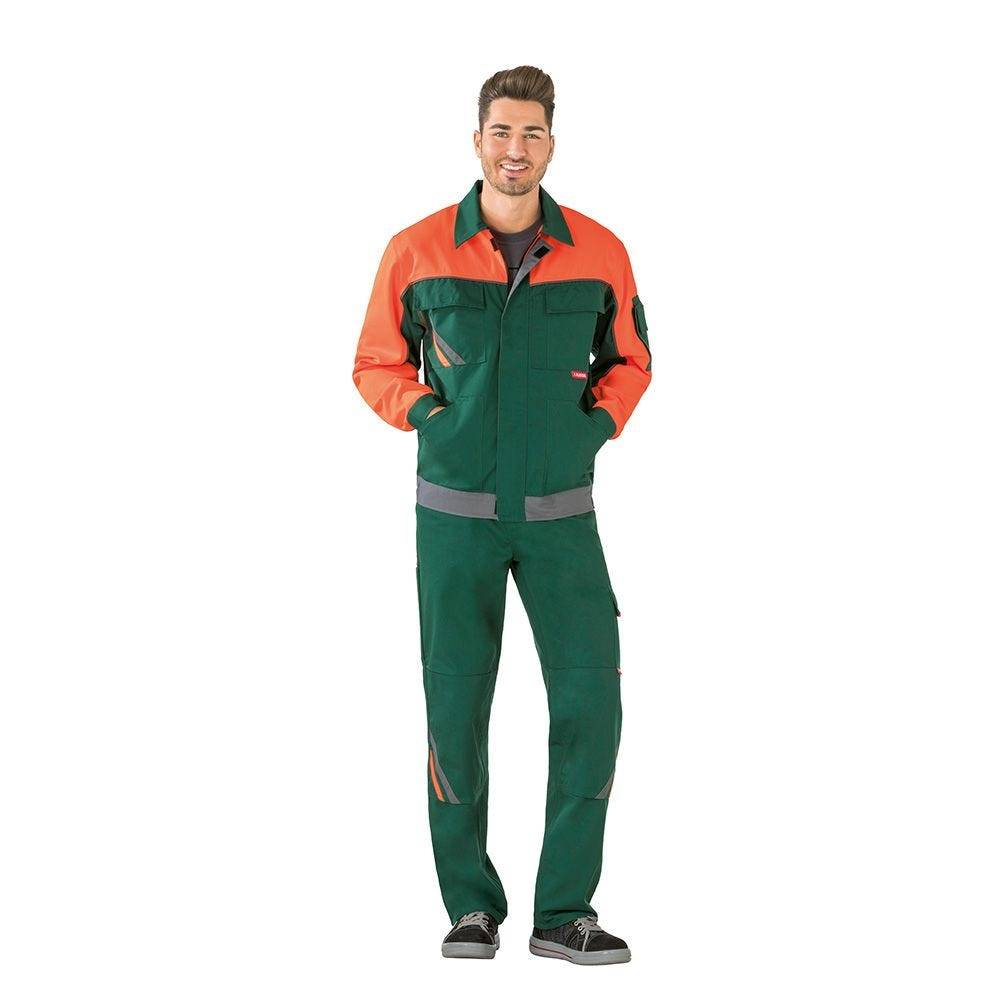 Planam Visline V1 Bundjacke, 2412, grün/orange, Größe 50-4