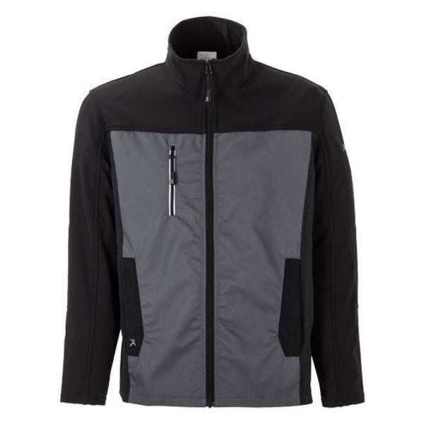 Planam Norit Hybridjacke Herren, 6501, grau/schwarz, Größe 25