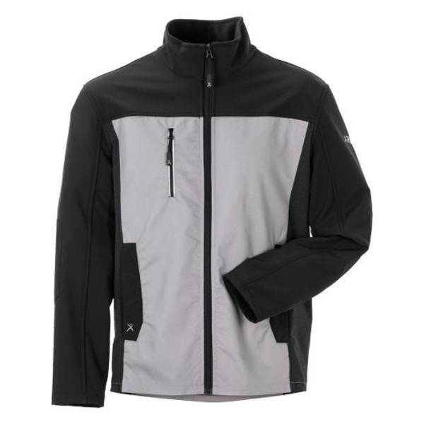 Planam Norit Hybridjacke Herren, 6506, hellgrau/schwarz, Größe 54