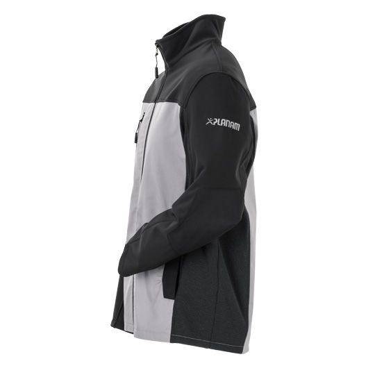 Planam Norit Hybridjacke Herren, 6506, hellgrau/schwarz, Größe 54-1