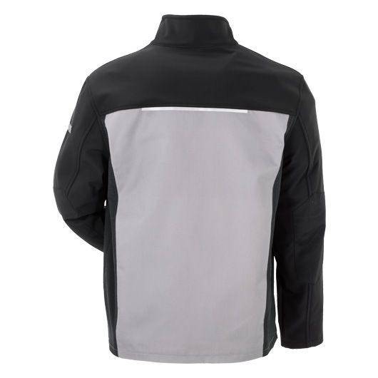 Planam Norit Hybridjacke Herren, 6506, hellgrau/schwarz, Größe 54-3