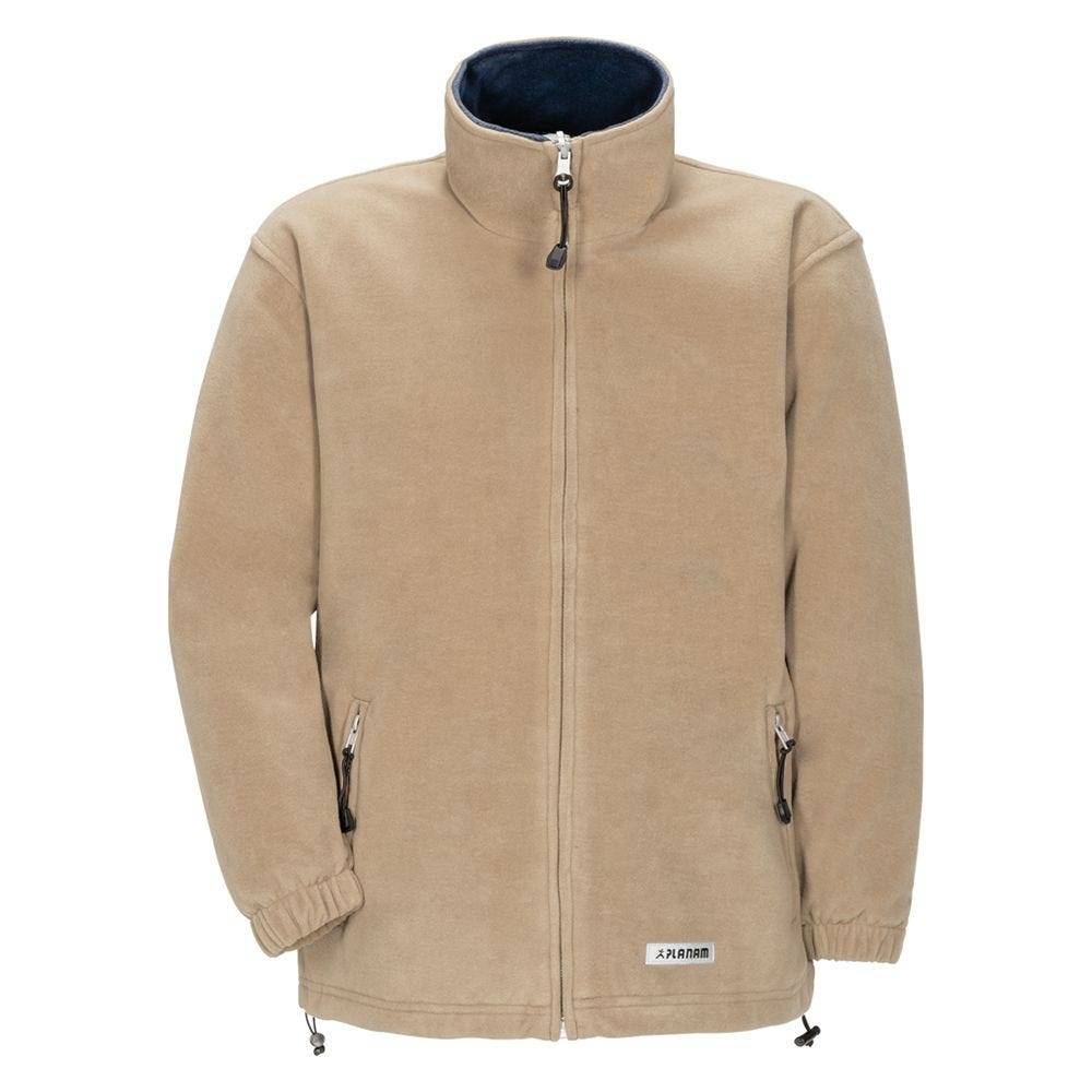 Planam Outdoor Stream Fleecejacke Herren, 0348, braun, Größe M-0