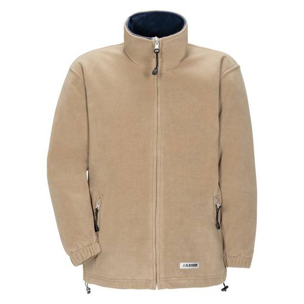 Planam Outdoor Stream Fleecejacke Herren, 0348, braun, Größe M