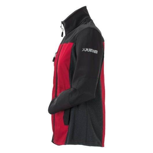Planam Norit Hybridjacke Damen, 6517, rot/schwarz, Größe 34-1