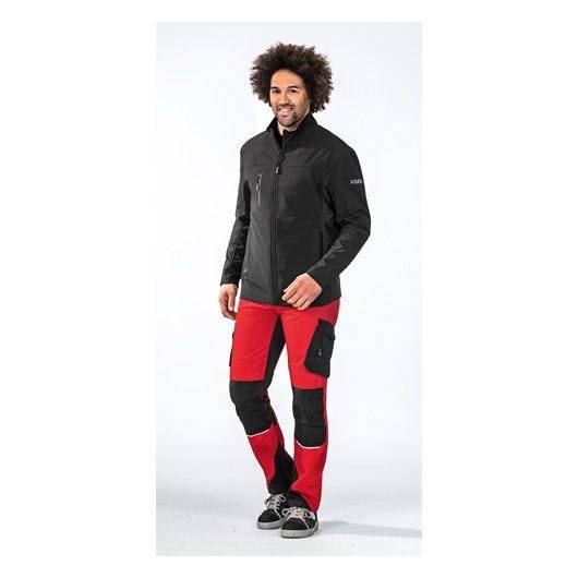 Planam Norit Pure Softshelljacke Herren, 6435, schwarz, Größe 90-4