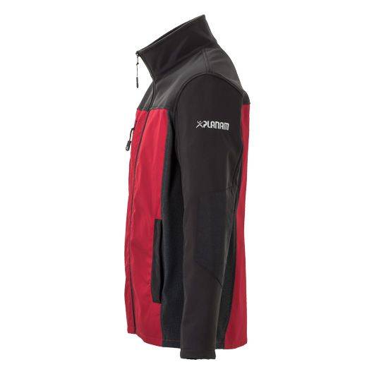 Planam Norit Hybridjacke Herren, 6507, rot/schwarz, Größe 28-1