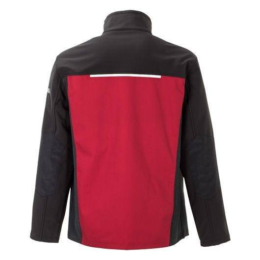 Planam Norit Hybridjacke Herren, 6507, rot/schwarz, Größe 28-3