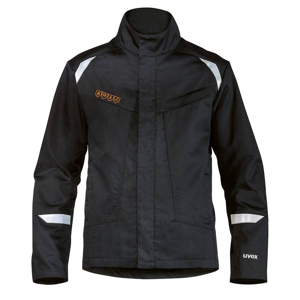 uvex suXXeed arc Herrenjacke graphit, 88492, multifunktionaler Schutz, flammhemmend, Größe M-0