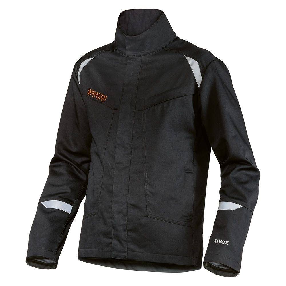 uvex suXXeed arc Herrenjacke graphit, 88492, multifunktionaler Schutz, flammhemmend, Größe M-2