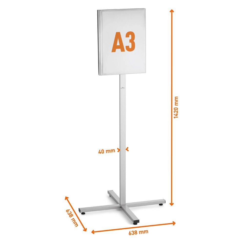 Infoständer Durable, Info Stand Outdoor, DIN A3-4