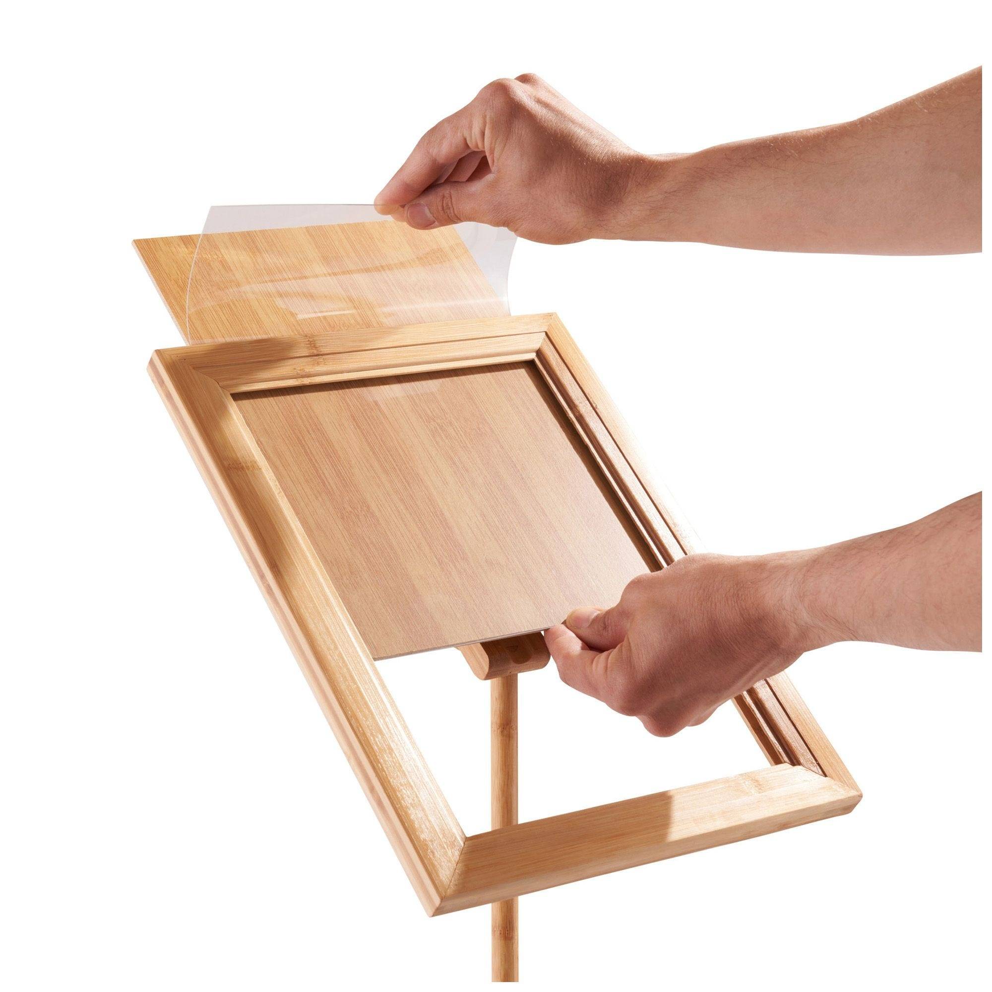 Infoständer BAMBOO, DIN A3, Hoch- und Querformat,-4