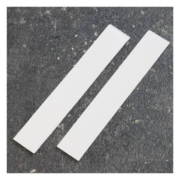 Klebestreifen, doppelseitig klebend, Reinacrylat, ca. 1 mm dick, hochtransparent, 15 x 80 mm, 10 Stk