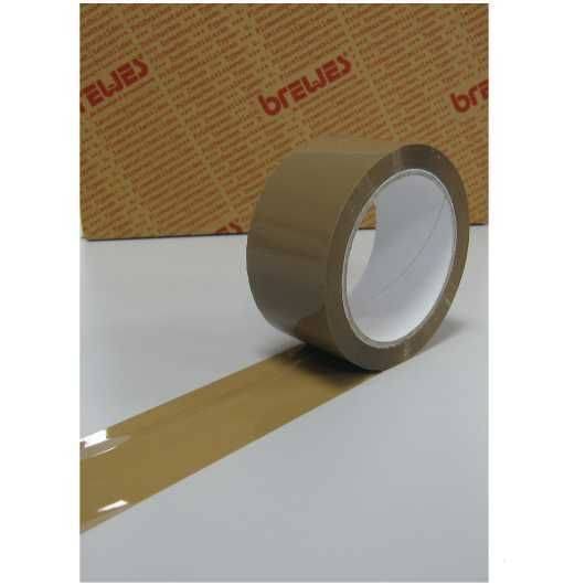PP-Paketband, stark, braun, 48 µm, mit Acrylatkleber, 50 mm x 66 m, 6 Rollen/ VE-0